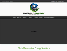 Tablet Screenshot of emerald-energy.co.uk